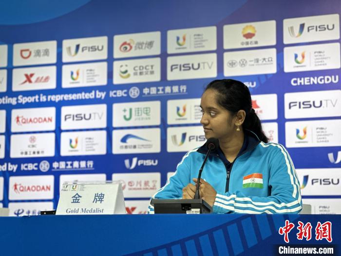 印度选手夺金开启大运射击赛事，中国女将获1银