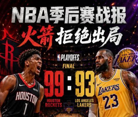 湖人G5惨败火箭 肯纳德低迷成溃败主因